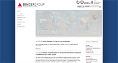 Desktop Screenshot of bindergroup.info