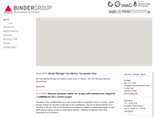 Tablet Screenshot of bindergroup.info